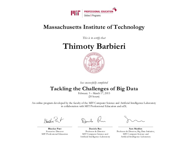 MIT Big Data